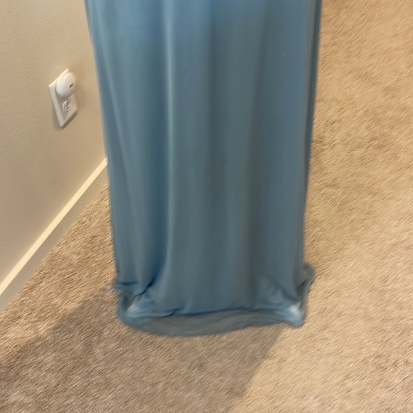 Alfred Sung smoke blue q430 Bridesmaid Dress - Picture 6 of 11